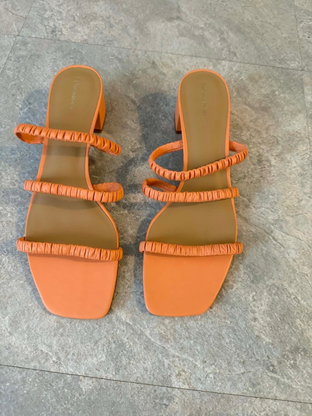 New Reformation Block Heel Sandals - Women